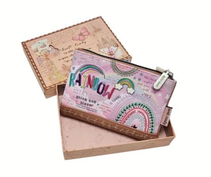 Portfel Rainbow M różowy