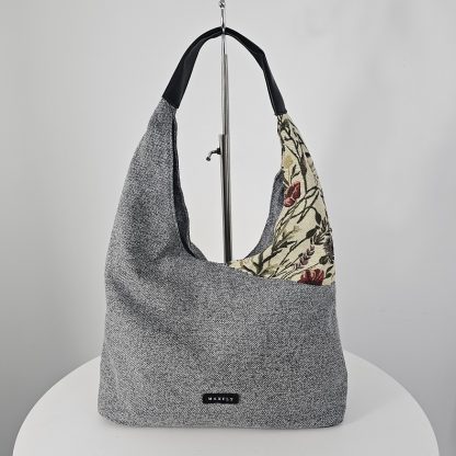 Torebka worek gobelinowa Antique Garden | 2 kolory - obrazek 2