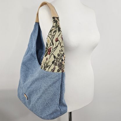 Torebka worek gobelinowa Antique Garden | 2 kolory - obrazek 12