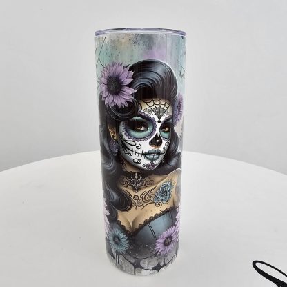 Termos Hot & Cold Purple flower - obrazek 2