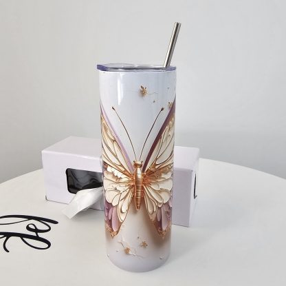 Termos Hot & Cold Gold Butterfly - obrazek 2