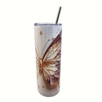 Termos Hot & Cold Gold Butterfly
