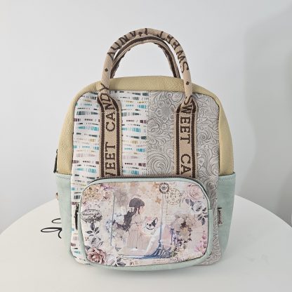 Większy plecak Women's Spring beżowy - obrazek 3