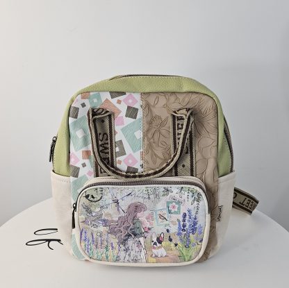 Większy plecak Women's Spring zielony - obrazek 4