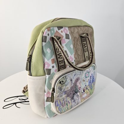 Większy plecak Women's Spring zielony - obrazek 5
