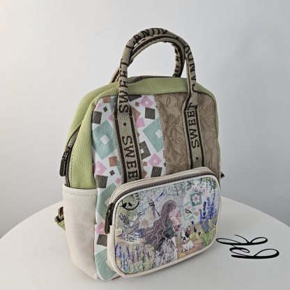 Większy plecak Women's Spring zielony - obrazek 7