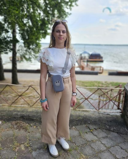Torebka saszetka rowerówka torebko-portfel Smile | 5 kolorów - obrazek 2