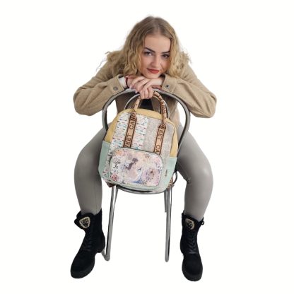 Większy plecak Women's Spring beżowy - obrazek 10