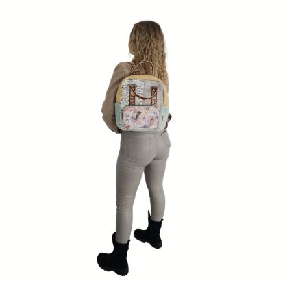 Większy plecak Women's Spring beżowy - obrazek 11