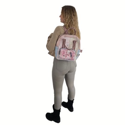 Większy plecak Women's Spring różowy - obrazek 4