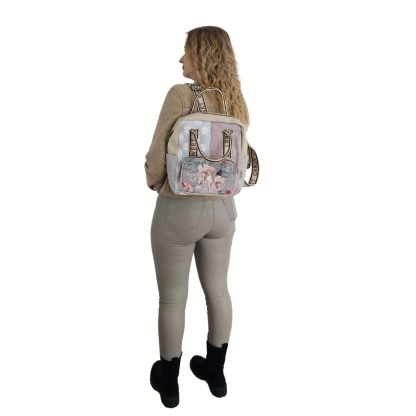Większy plecak Women's Spring niebieski - obrazek 4