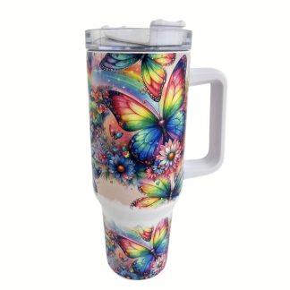 Termos z uchwytem Flowers Hot & Cold