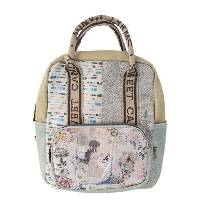 Większy plecak Women's Spring beżowy