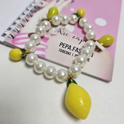 Bransoletka Citrus Kiss Lemon Pearl - obrazek 2