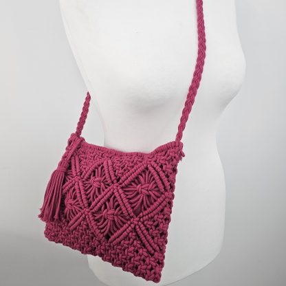 Torebka szydełkowa Cotton Loop | 3 kolory - obrazek 4