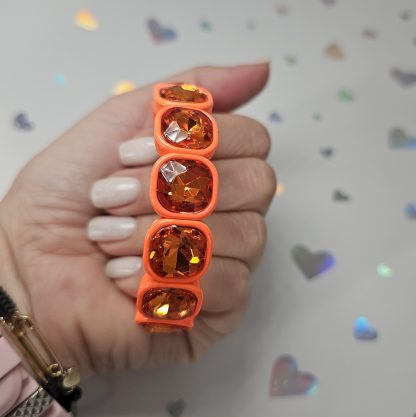 Bransoletka Crystal Pop pomarańczowa - obrazek 5