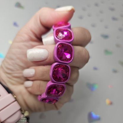 Bransoletka Crystal Pop fuksja - obrazek 7