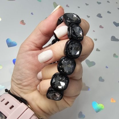 Bransoletka Crystal Pop czarna - obrazek 5
