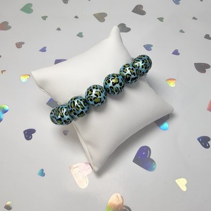 Bransoletka Crystal Pop Blue Leopard - obrazek 5