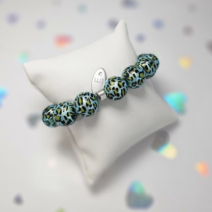 Bransoletka Crystal Pop Blue Leopard - obrazek 6