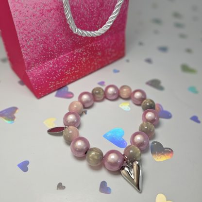 Bransoletka Crystal Pop Silver Heart - obrazek 2