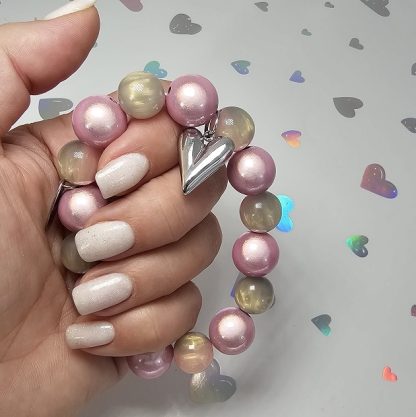 Bransoletka Crystal Pop Silver Heart - obrazek 5