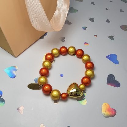 Bransoletka Crystal Pop Gold Heart - obrazek 5