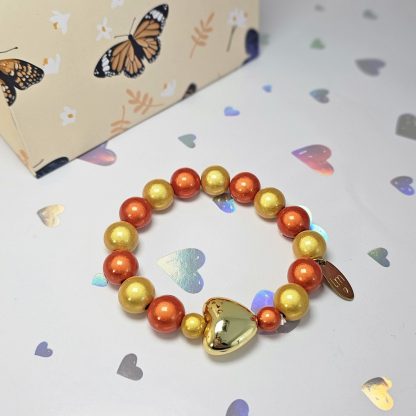 Bransoletka Crystal Pop Gold Heart - obrazek 6