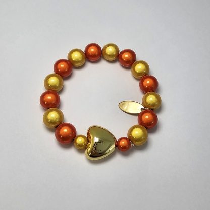 Bransoletka Crystal Pop Gold Heart - obrazek 7