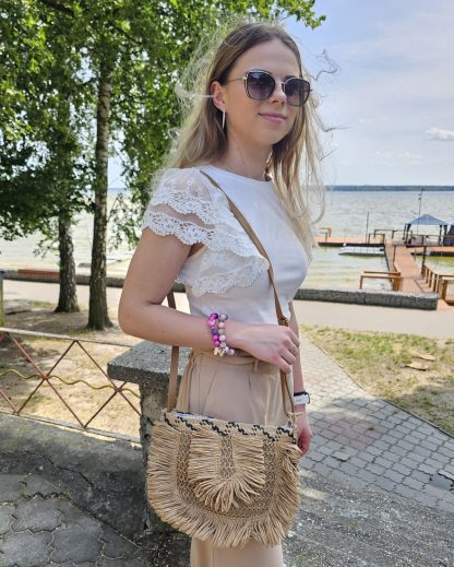 Torebka z frędzlami Boho Costa - obrazek 14
