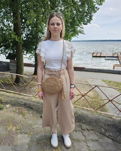 Mała torebka listonoszka słomkowa Aloha - obrazek 6