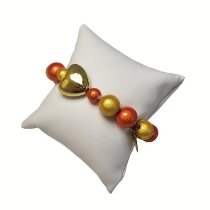 Bransoletka Crystal Pop Gold Heart