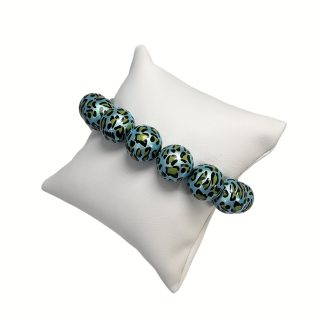 Bransoletka Crystal Pop Blue Leopard