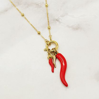 Naszyjnik Rouge Amulette Duo Chilli - obrazek 2