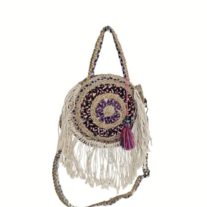 Torebka boho Samba bordowa