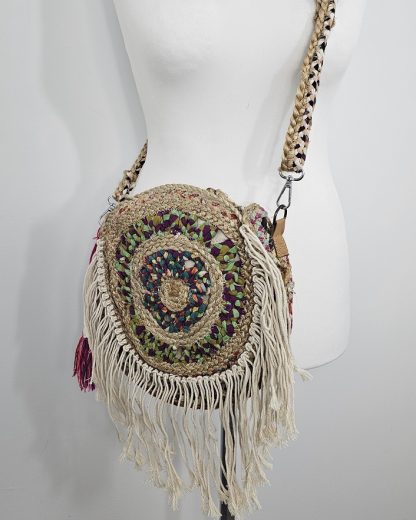 Torebka boho Samba zielona - obrazek 4