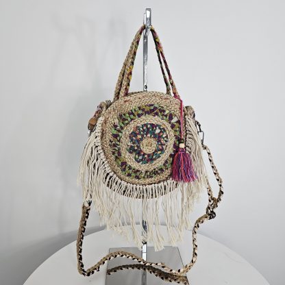 Torebka boho Samba zielona - obrazek 5