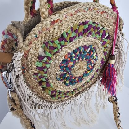Torebka boho Samba zielona - obrazek 7