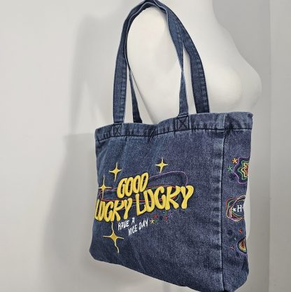 Torba jeansowa Lucky Lucky - obrazek 10