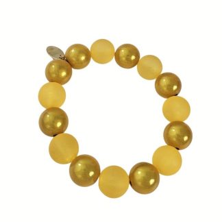 Bransoletka Crystal Pop Gold Cream