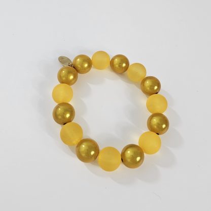 Bransoletka Crystal Pop Gold Cream - obrazek 3
