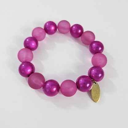 Bransoletka Crystal Pop Magenta Glow - obrazek 2