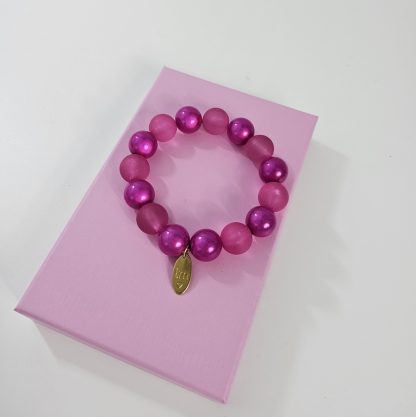 Bransoletka Crystal Pop Magenta Glow - obrazek 4
