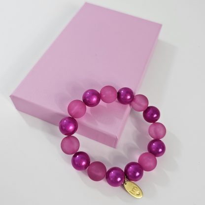 Bransoletka Crystal Pop Magenta Glow - obrazek 5