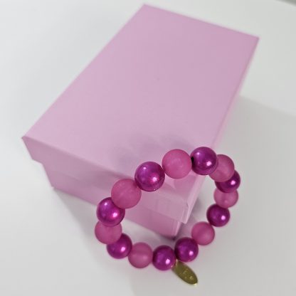 Bransoletka Crystal Pop Magenta Glow - obrazek 6