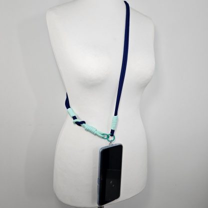 Smycz długa do telefonu Midnight Aqua - obrazek 4