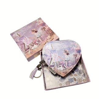 Portmonetka Sweet Dreams Heart liliowa