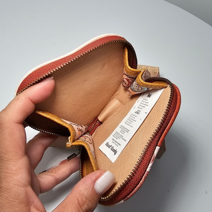 Portmonetka Sweet Dreams Heart karmelowa - obrazek 7