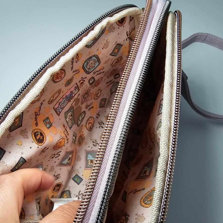 Torebka listonoszka Sweet Dreams liliowa - obrazek 11