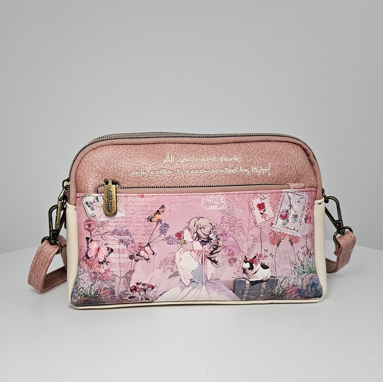 Torebka listonoszka Sweet Dreams różowa - obrazek 6